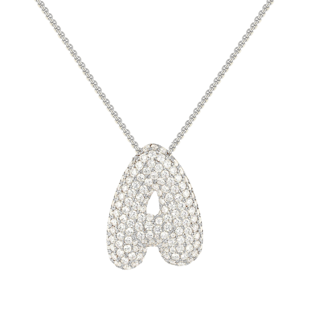 Neala Bubble Initial Necklace