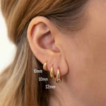 Load image into Gallery viewer, Amai Huggie Earrings
