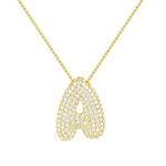 Load image into Gallery viewer, Neala Bubble Initial Necklace
