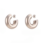 Load image into Gallery viewer, Mena Chunky Hoop Earrings
