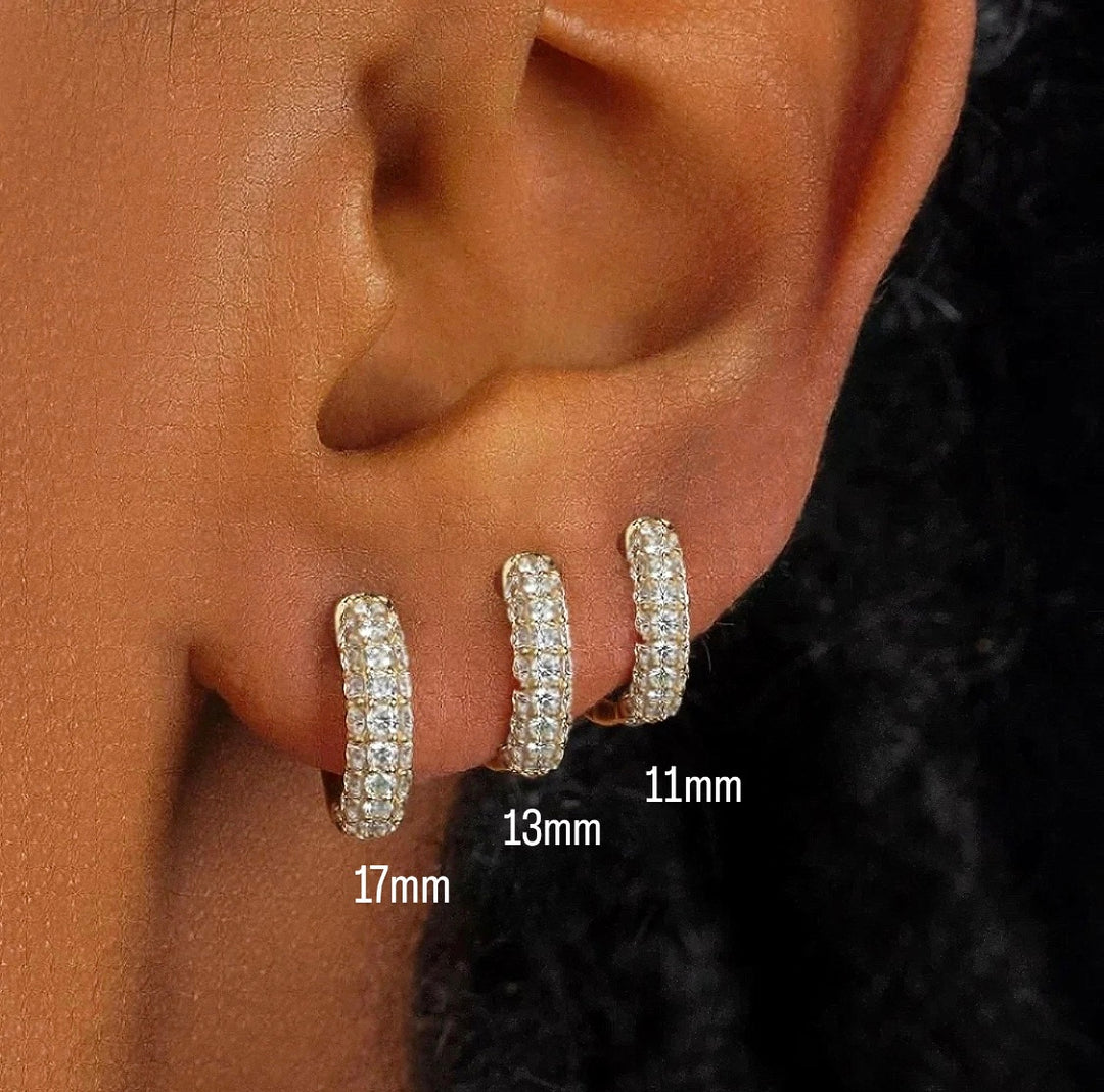 Meci Huggie Hoop Earrings