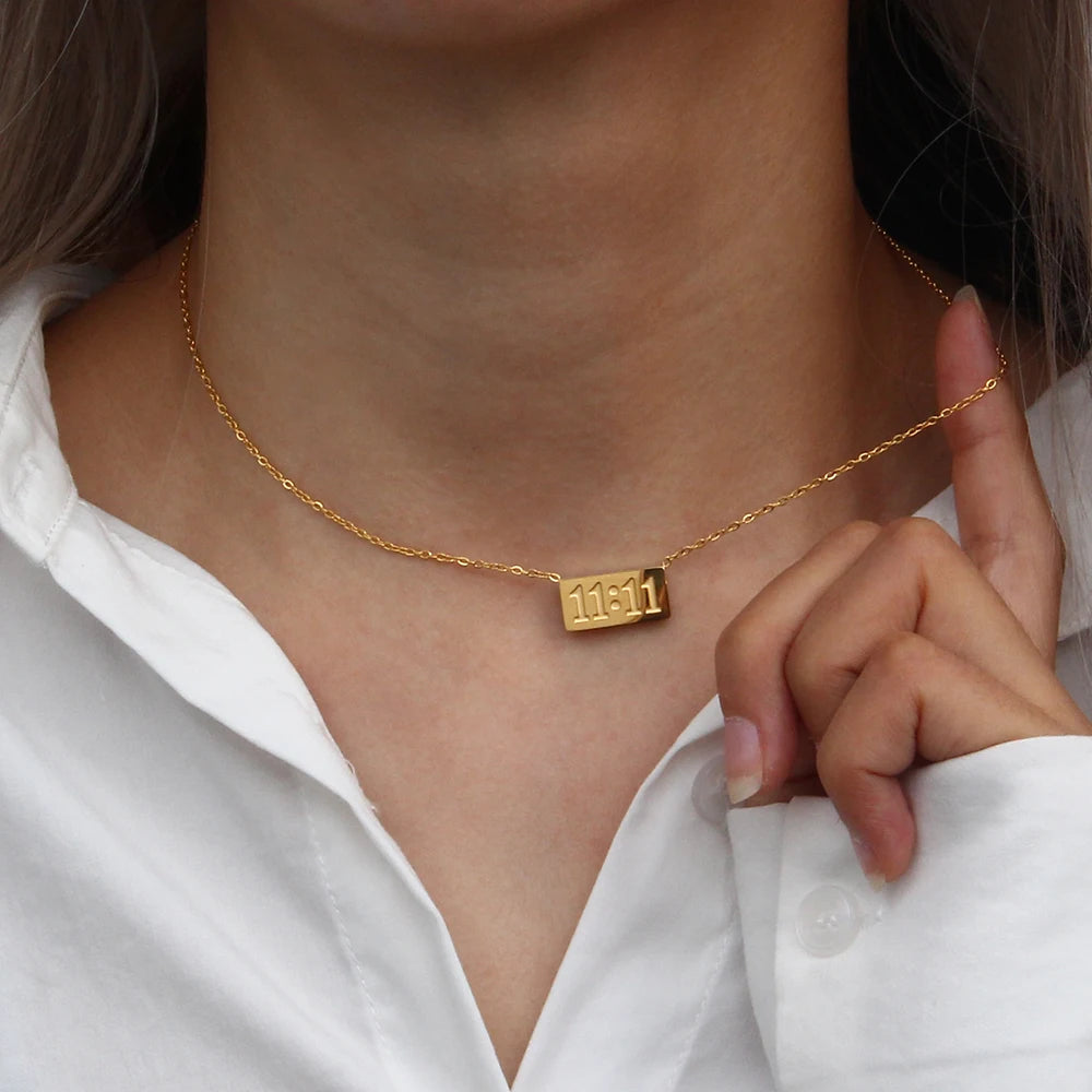 Esana 11:11 Gold Necklace