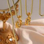 Load image into Gallery viewer, Ensera Gold CZ Earrings
