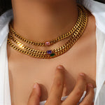 Load image into Gallery viewer, Emana Cuban Chain Necklace
