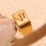 Load image into Gallery viewer, Ceni Never Give Up Chunky Ring
