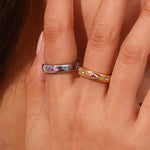 Load image into Gallery viewer, Cesi Geometric CZ Ring
