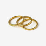 Load image into Gallery viewer, Linea Gold Ring Set

