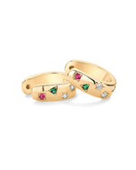 Load image into Gallery viewer, Sena Gold CZ Huggies
