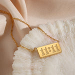 Load image into Gallery viewer, Esana 11:11 Gold Necklace
