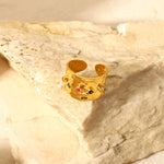 Load image into Gallery viewer, Nai Gold Hammered Ring
