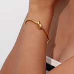 Load image into Gallery viewer, Nemi Love Knot Bangle Bracelet
