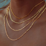 Load image into Gallery viewer, Vincenza Gold Link Chain Necklace
