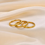 Load image into Gallery viewer, Linea Gold Ring Set
