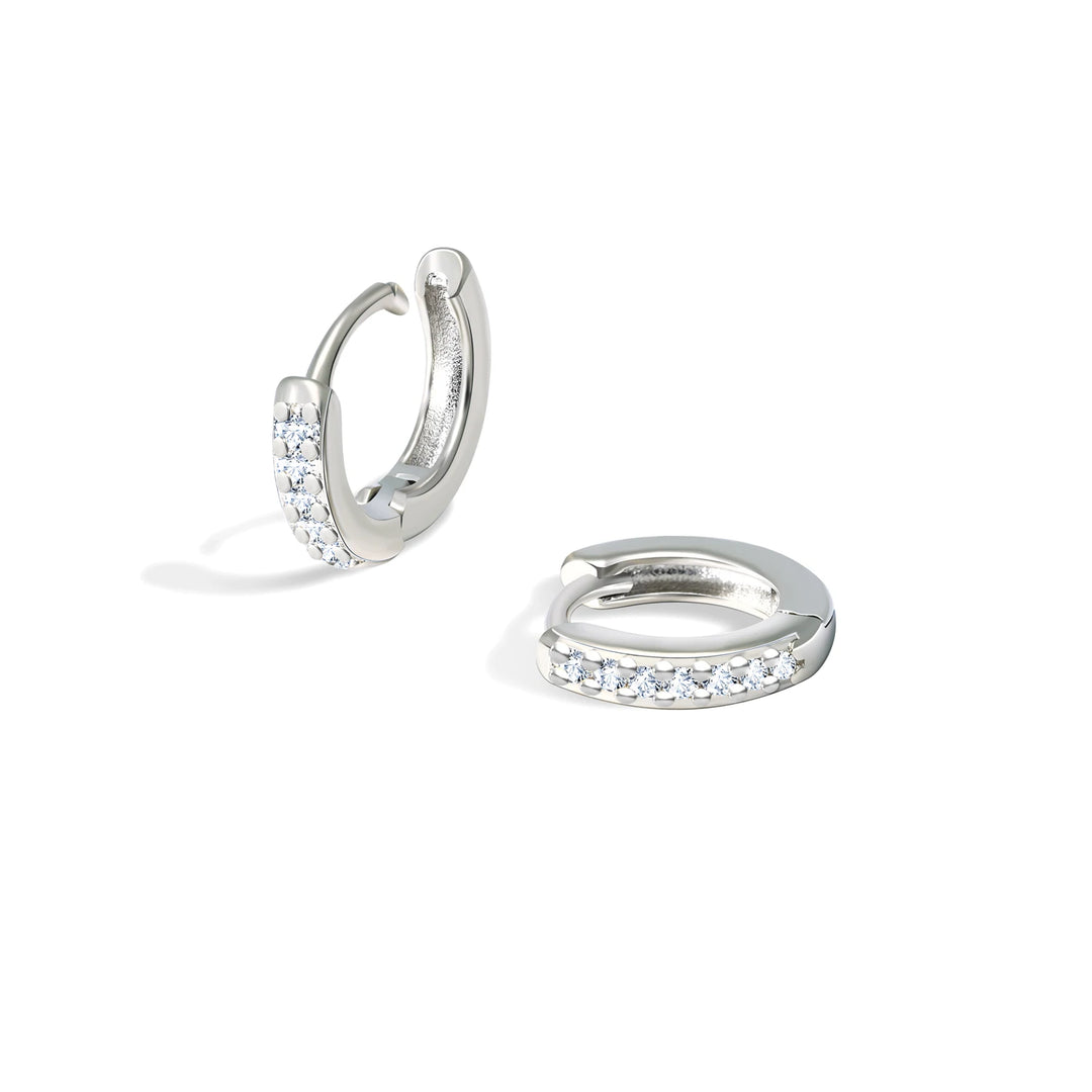 Numai Huggie Hoop Earrings