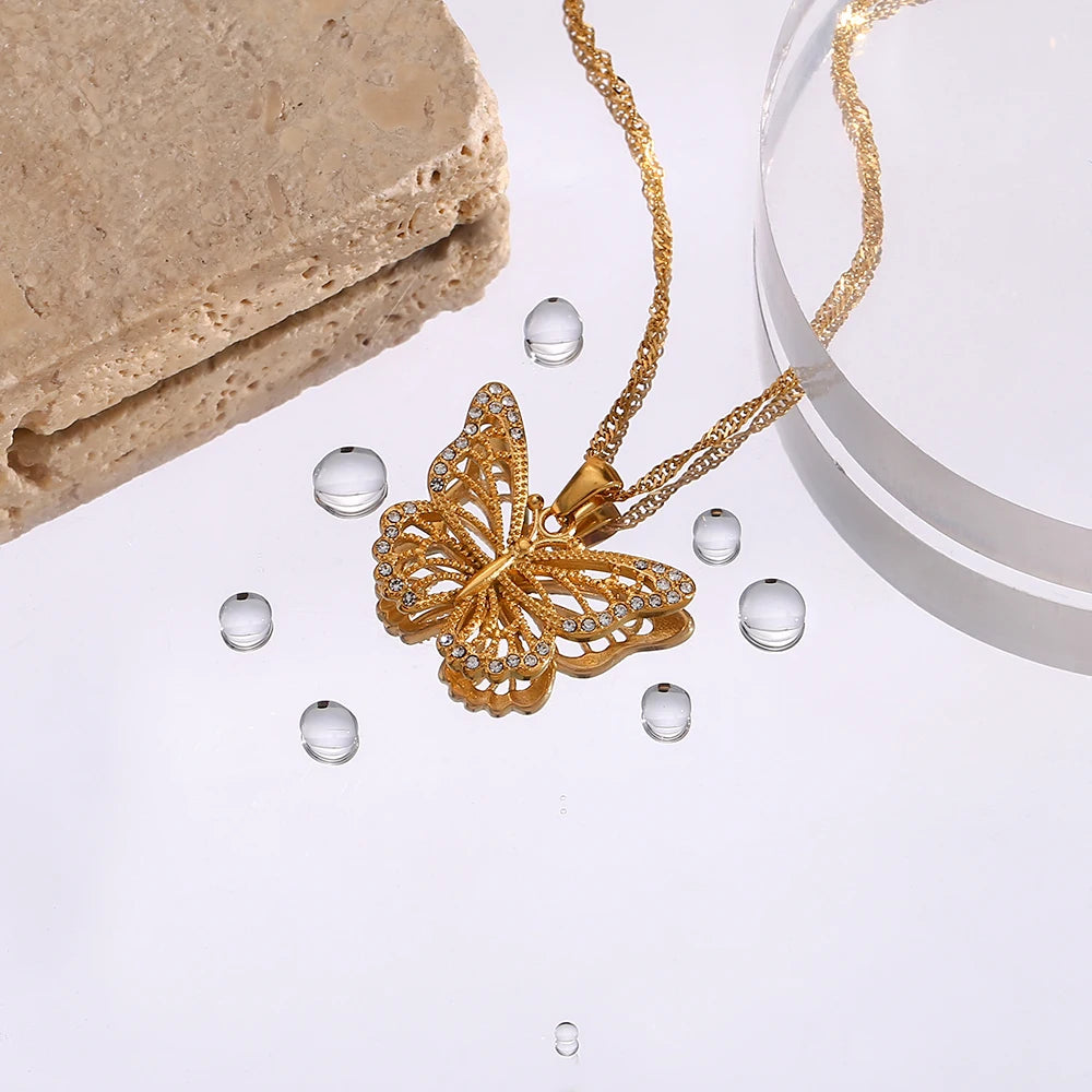 Serenia Butterfly Necklace