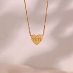 Load image into Gallery viewer, Eami Gold Heart Necklace
