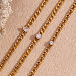 Load image into Gallery viewer, Esia Gold Chain Bracelet
