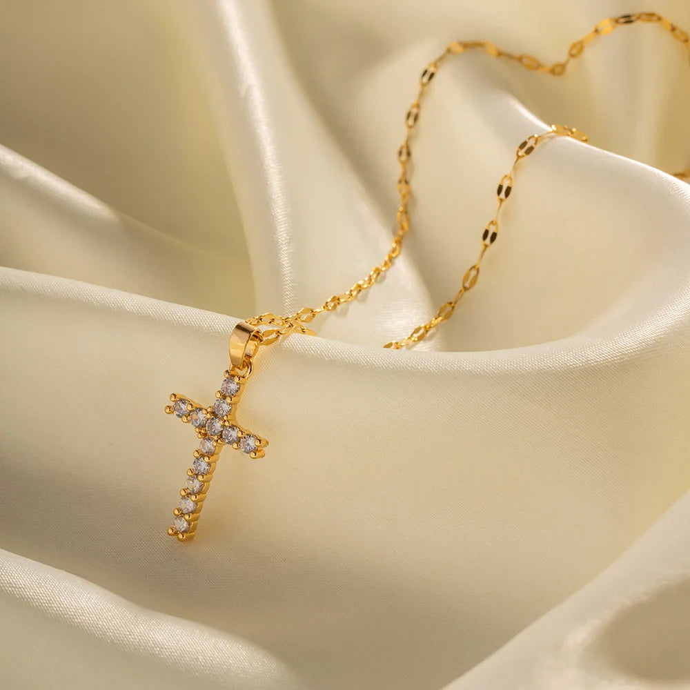 Cesea Cross Necklace