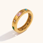 Load image into Gallery viewer, Cesi Geometric CZ Ring
