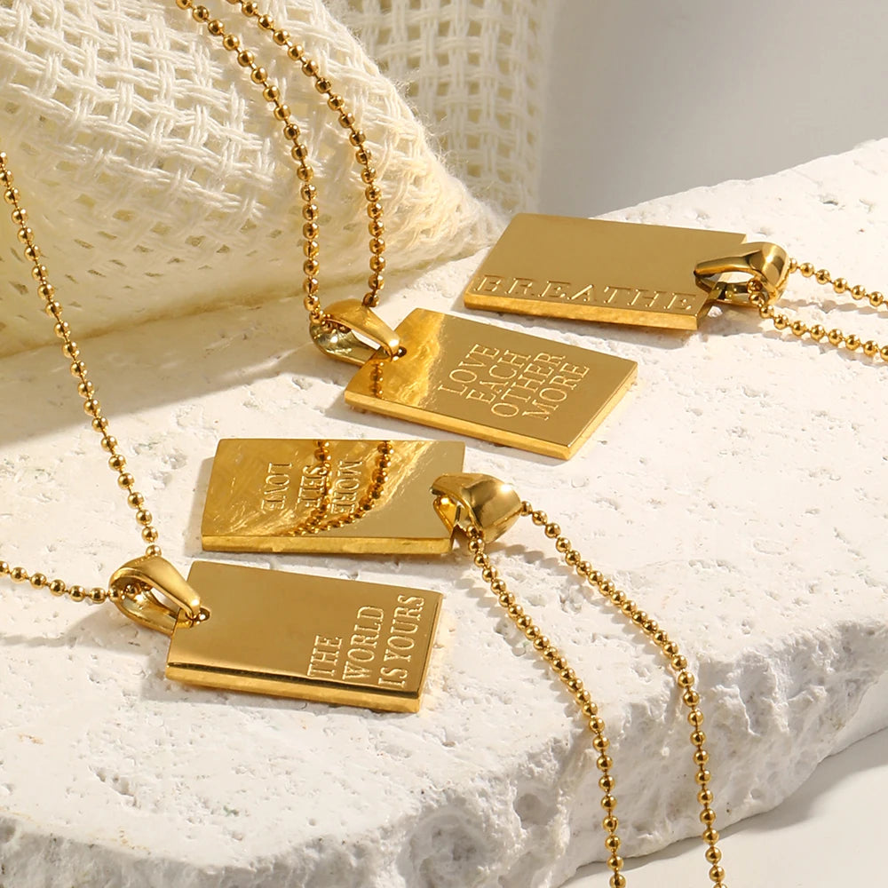 Anaya Affirmation Necklace