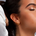 Load image into Gallery viewer, Senai Tiny Hoop Earrings

