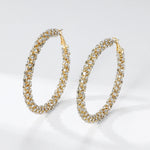 Load image into Gallery viewer, Saena CZ Hoop Earrings
