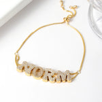 Load image into Gallery viewer, Nemai Gold Custom Name Bracelet
