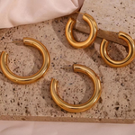 Load image into Gallery viewer, Tena Chunky Hoop Earrings
