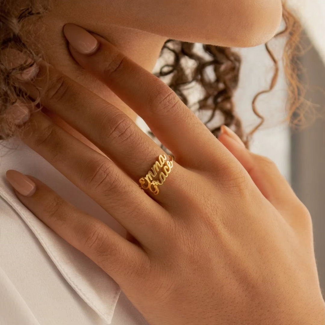 Meala Custom Name Ring