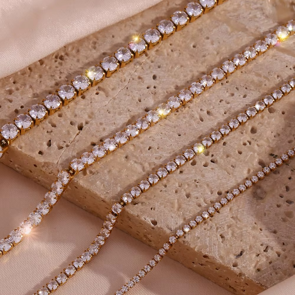 Lumi Gold Tennis Necklace