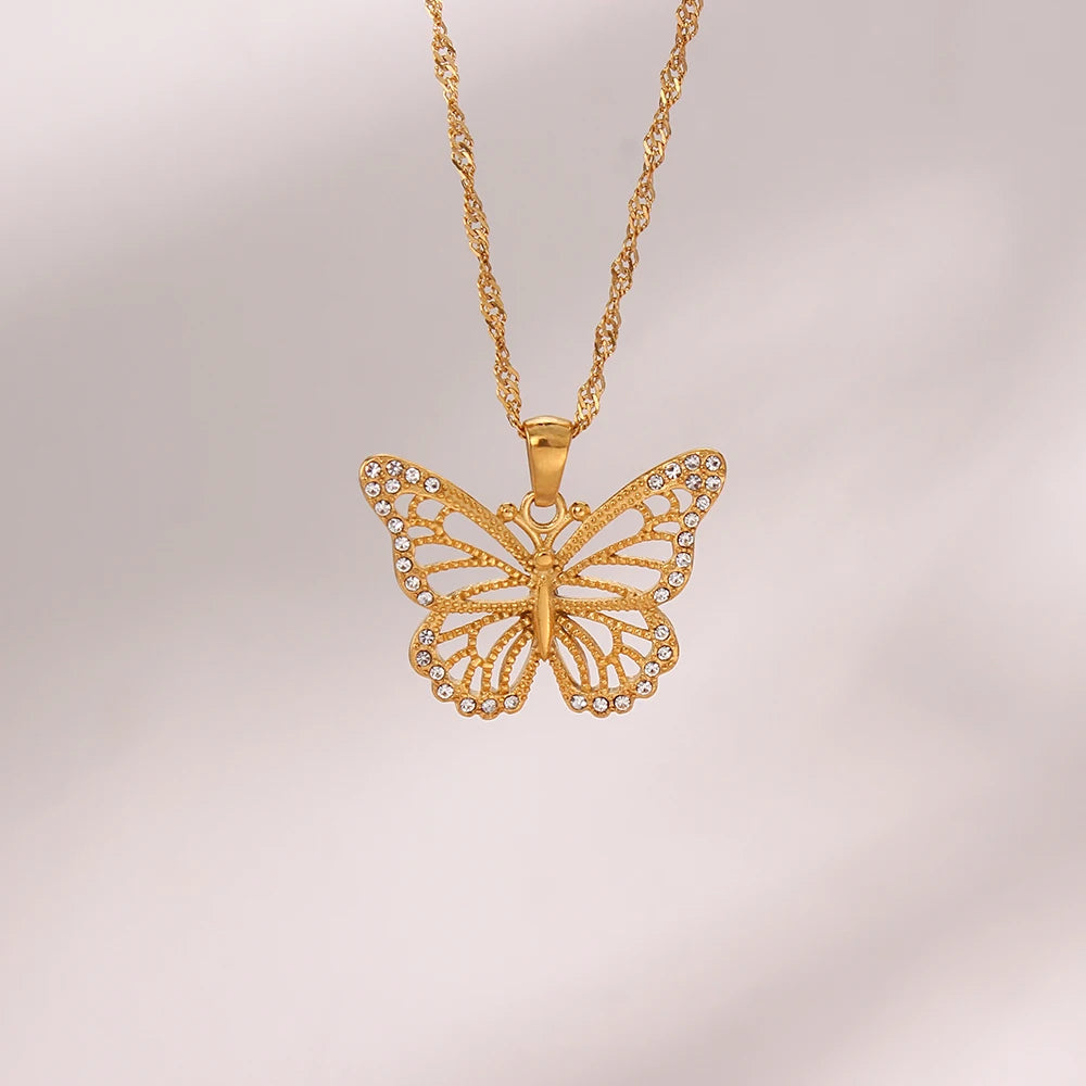 Serenia Butterfly Necklace