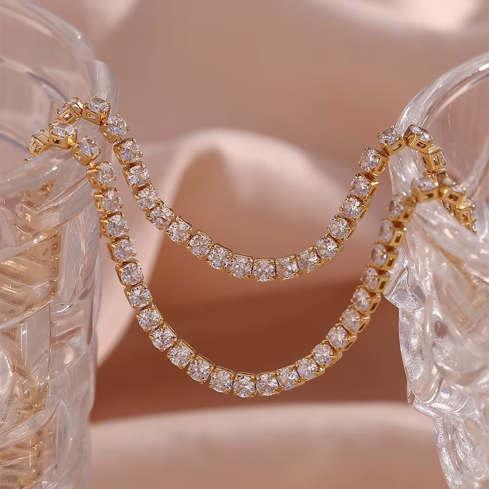 Lumi Gold Tennis Necklace