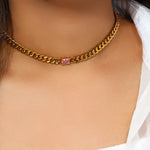 Load image into Gallery viewer, Emana Cuban Chain Necklace
