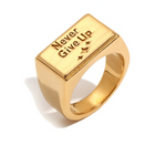 Load image into Gallery viewer, Ceni Never Give Up Chunky Ring
