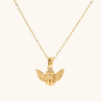 Load image into Gallery viewer, Amia Gold Angel Necklace
