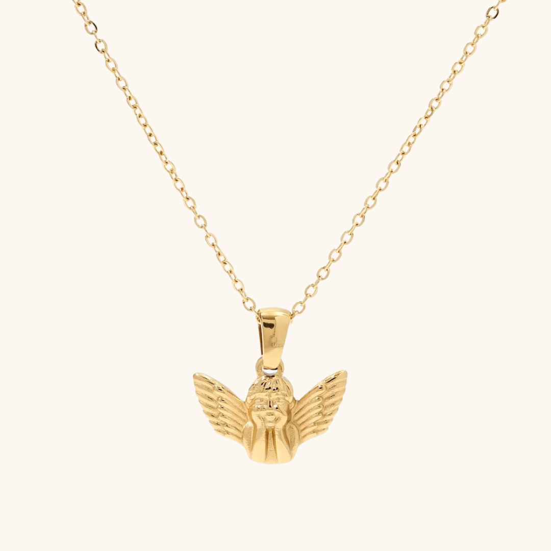 Amia Gold Angel Necklace